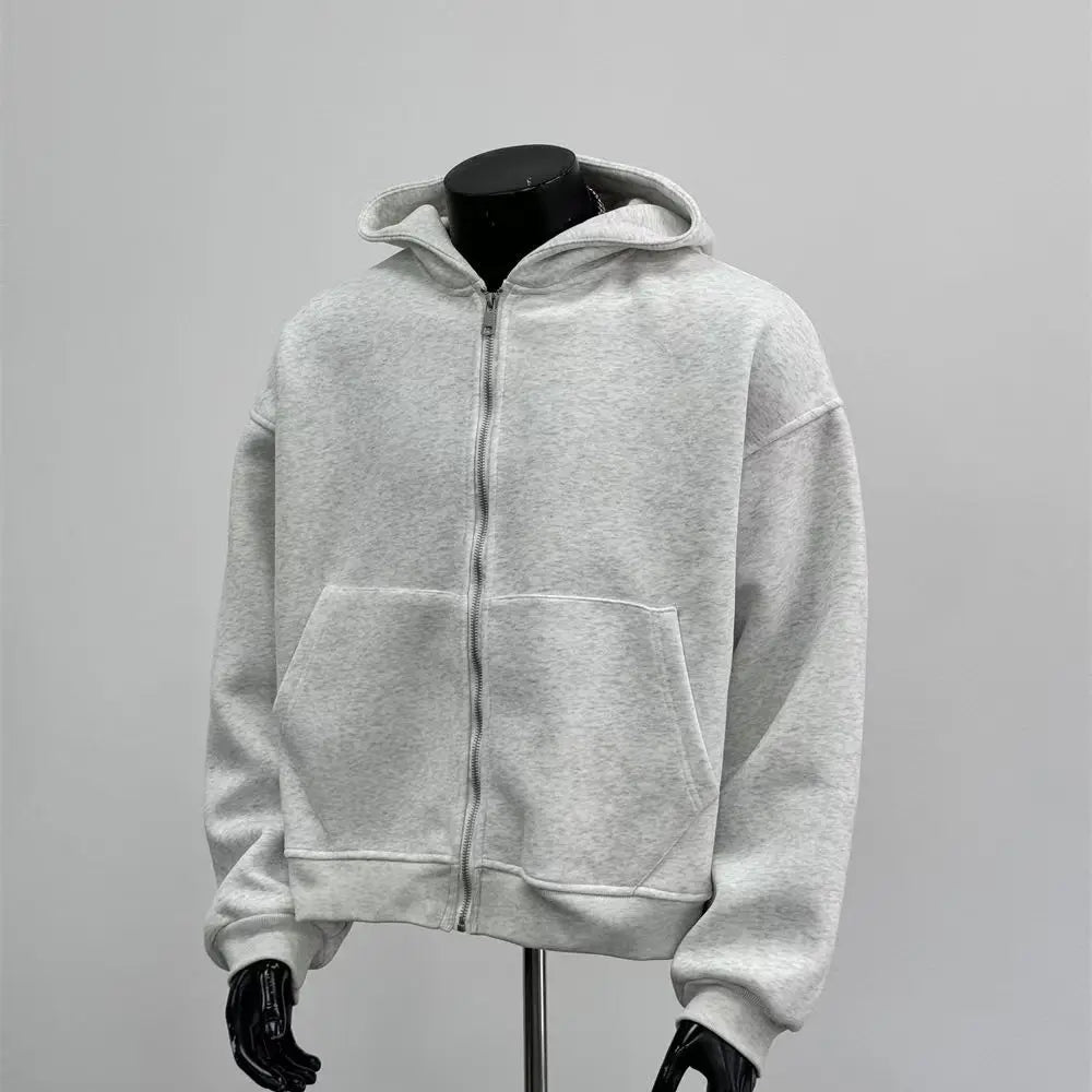 2025 Spring Autumn New Men'S Hoodie Solid Back Small Bag Design Sweatshirt Men Women Trendy Brand Jacket Hooded for Male Coats