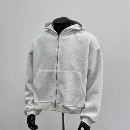 2025 Spring Autumn New Men'S Hoodie Solid Back Small Bag Design Sweatshirt Men Women Trendy Brand Jacket Hooded for Male Coats